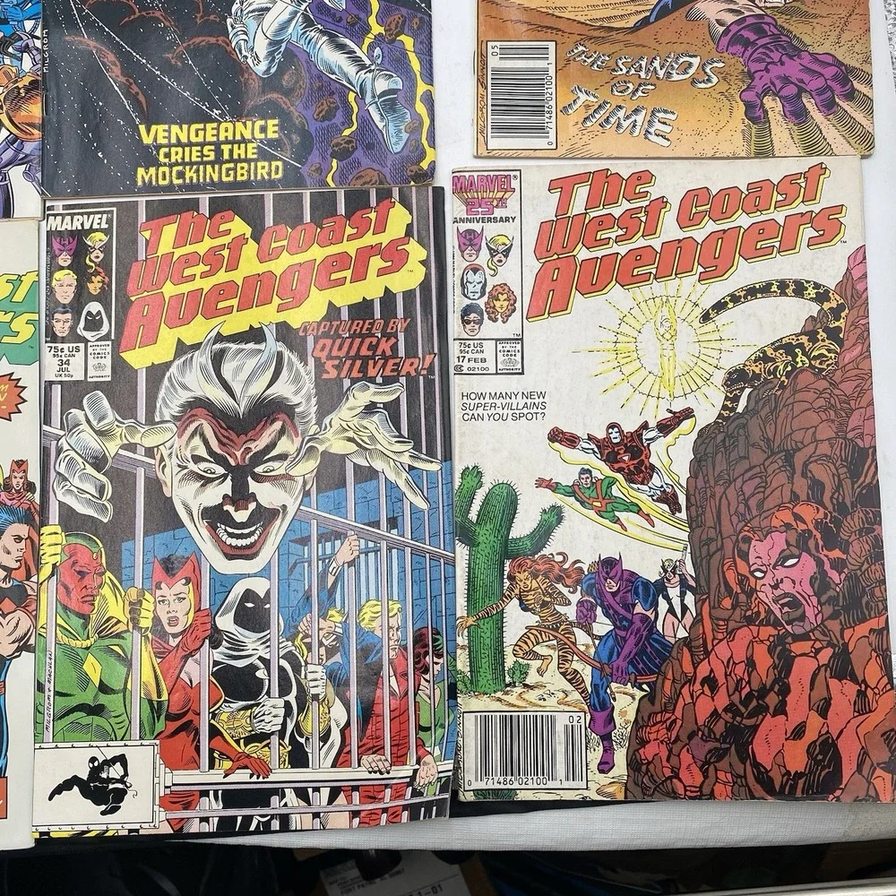 The West Coast‎ Avengers Comic Book Collection Lot 10 Issues Marvel SEE ALL PICS